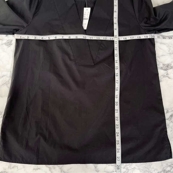 NWT J.Crew Womens Size Small Black Eyelet-Embroidered V-Neck Blouse Top Cotton - Picture 10 of 15